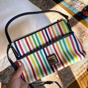 DOONEY & BOURKE Crossbody Purse Colourful Summer Stripes